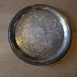 Vintage WM. Rogers Silver Tray